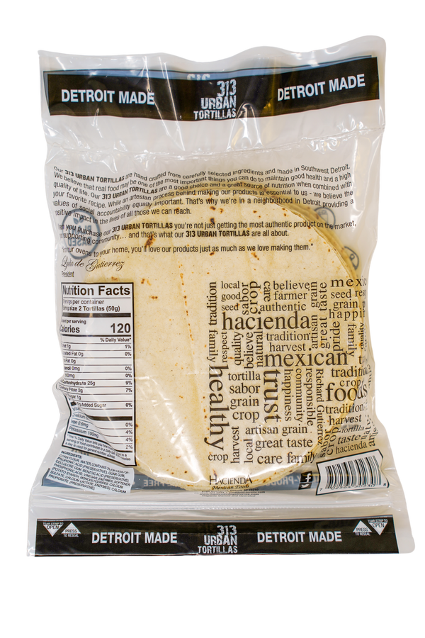 313 Urban White Corn Tortillas - 18ct, 1 pack | Hacienda de Gutierrez