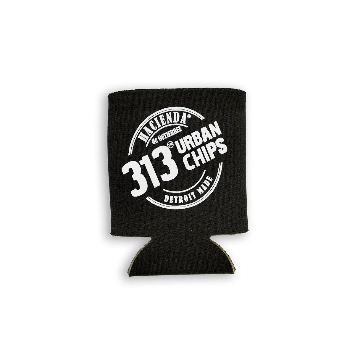 313 Urban Koozie (Printed Logo) - Black, Orange