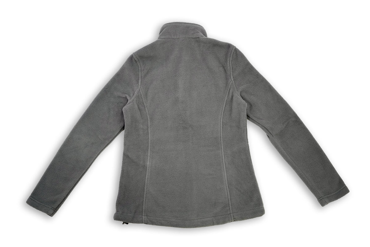 313 Urban Fleece Zipper Jacket w/ 2 Pockets (Grey, Embroidered Logo)