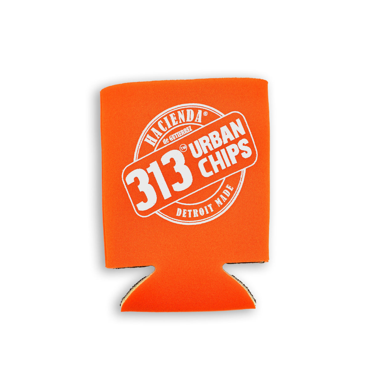 313 Urban Koozie (Printed Logo) - Black, Orange