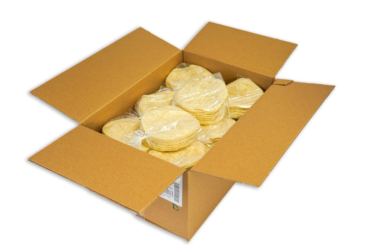Tortillas de maíz enchiladas auténticas de Hacienda, 18 unidades (caja de 32)