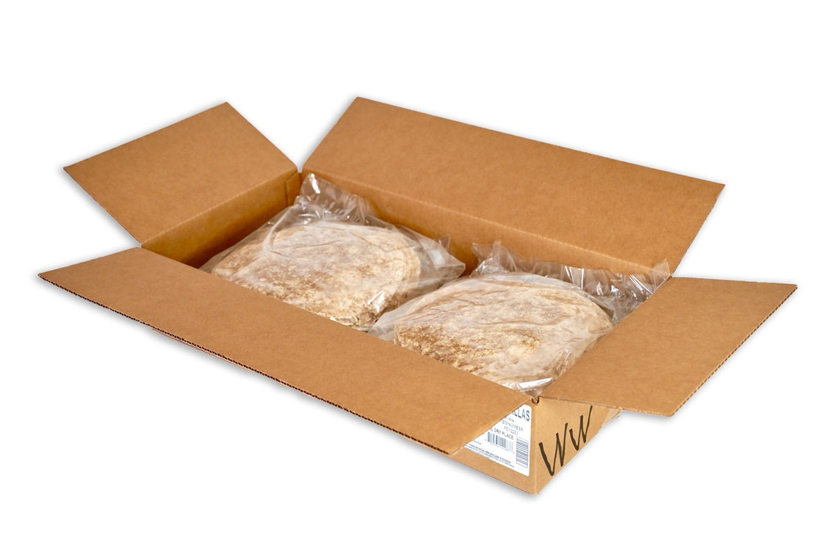 Tortillas de trigo integral auténticas de 12 pulgadas de Hacienda, 10 unidades - Caja de 12
