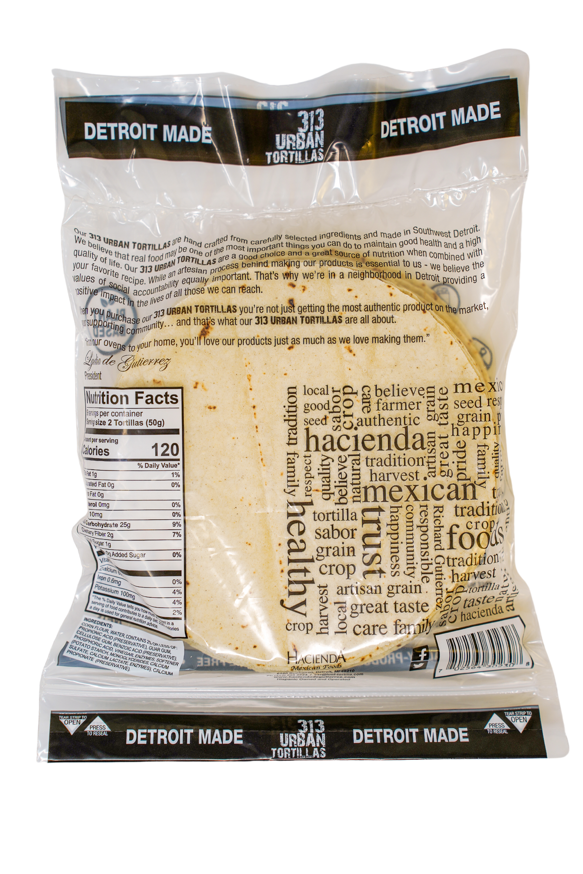 313 Urban White Corn Tortillas - 18ct, 1 Pack