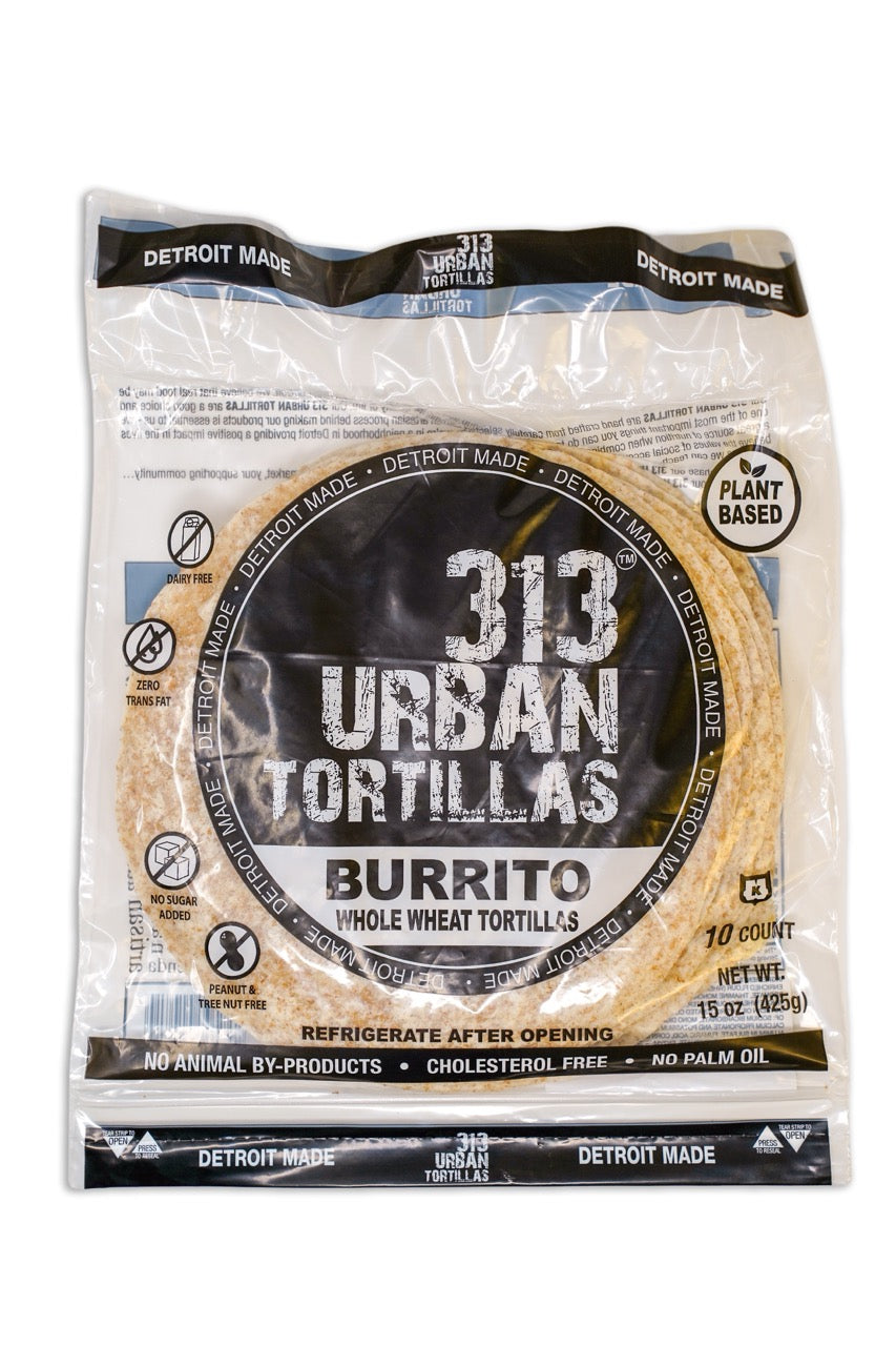 313 tortillas de trigo integral para burritos urbanos, 8 pulgadas (10 unidades)