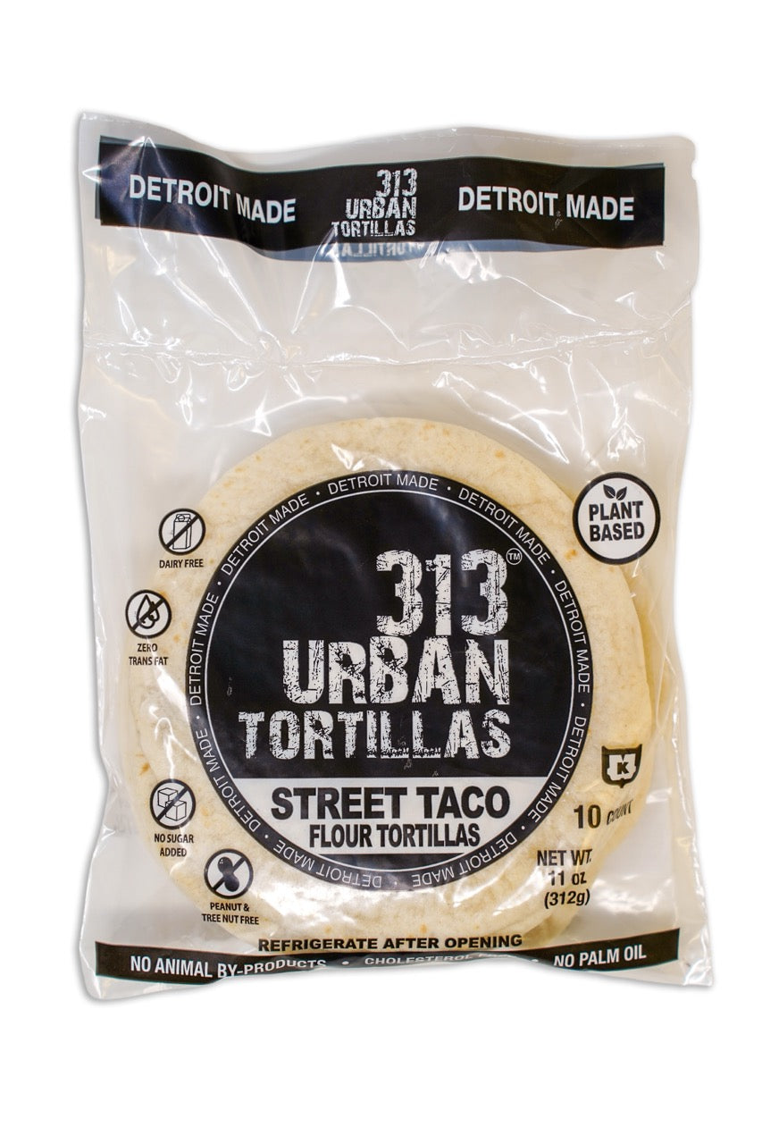 313 Urban Street Taco Flour Tortillas, 5 Inch - 10ct