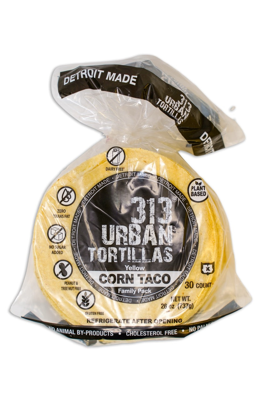 313 Urban Yellow Corn Tortillas - 30ct, 1 pack (313 FP)