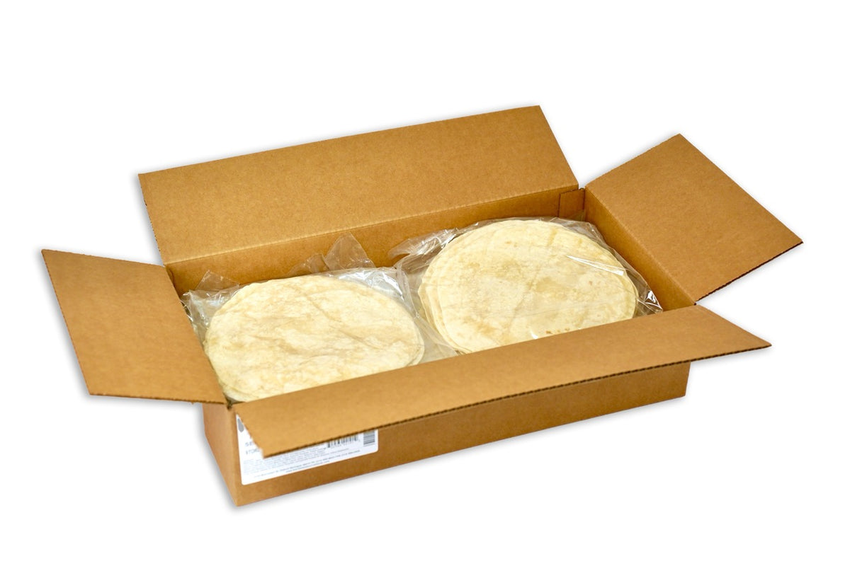 Tortillas de harina auténticas Hacienda de 10 pulgadas, 10 unidades, caja de 12 