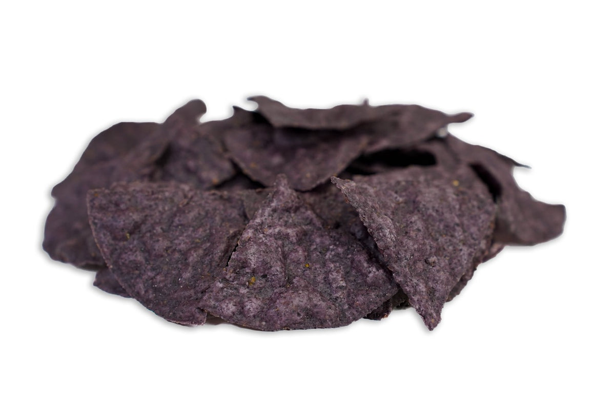 Hacienda Salted Blue Corn Tortilla Chips - Case of 12