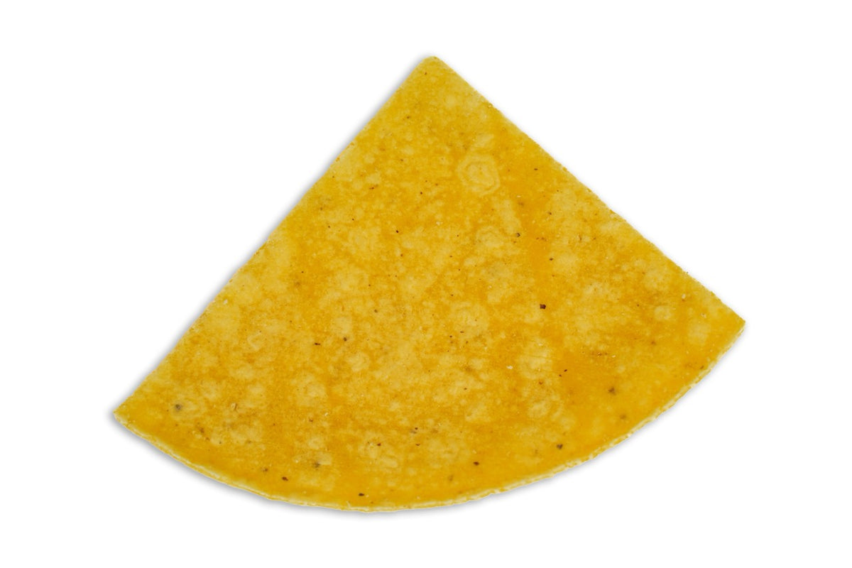 Chips de tortilla cruda de maíz amarillo Hacienda - 25 libras 